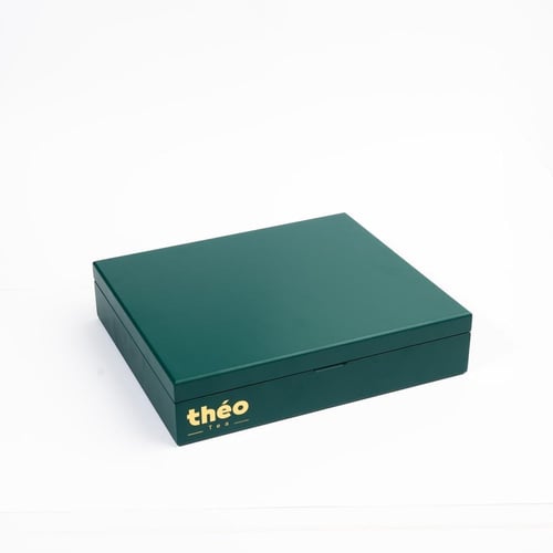 ثيو صندوق شاي خشبي - 96 ظرف شاي