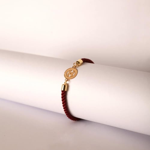 اساور حروف من ذهب و الحبل المبروم