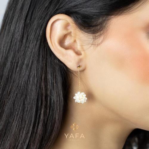 سلسال ذهب زهرة اللؤلؤ