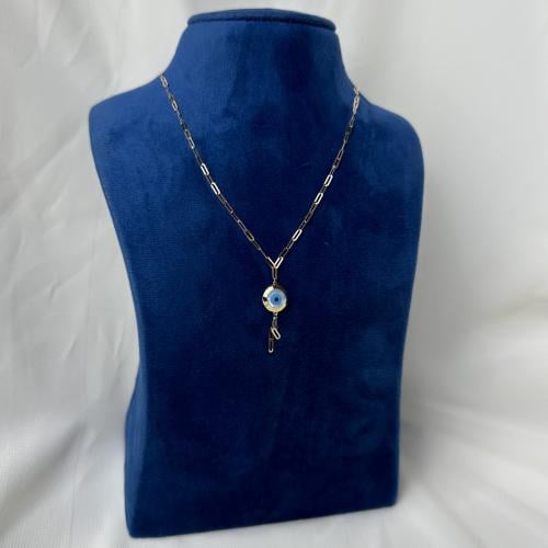 عقد شوكر ذهب تصميم العيون