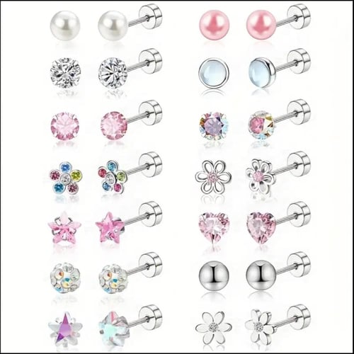 حلق طبي مضاد للتحسس من الاستيل مع إغلاق آمن