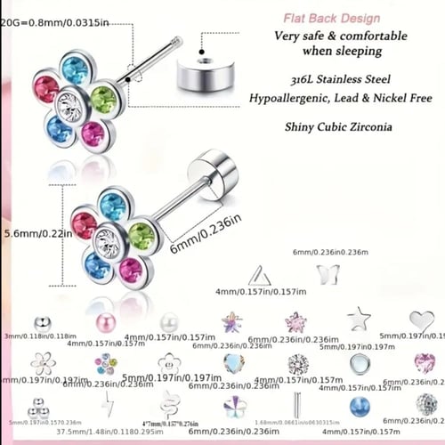 حلق طبي مضاد للتحسس من الاستيل مع إغلاق آمن