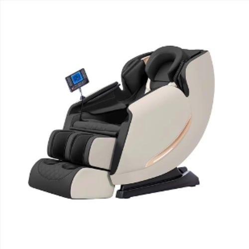 كرسي مساج المطور 3D الون ( بيج و اسود )