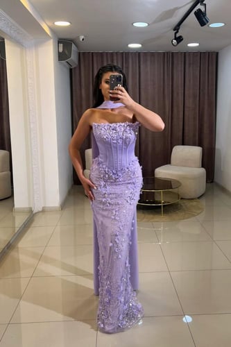 فستان سهره تل المزين بالورود البارزه المطرزه بطانه...