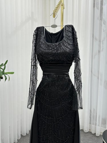 فستان سهره تفته حرير وقماش سهره