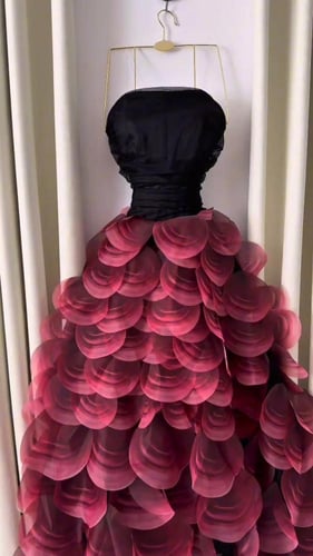 فستان سهره فخم مورد