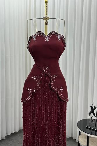 فستان سهره باربي المزين بالتطريز قصه انيقه مميزه