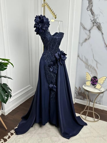 فستان سهره تفته قماش سهره ذيل تفته دبل كلوش المزين...