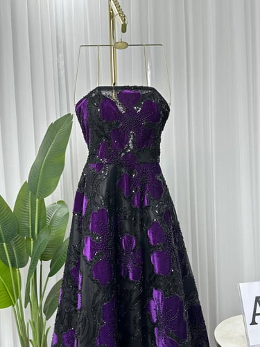 فستان سهره شك مورد مخمل فستان فخم وانيق ومميز