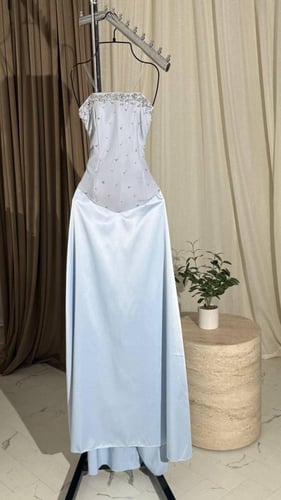 فستان باربي وتفته المزين بالتطريز اليدوي