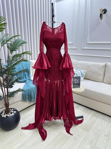 فستان سهره تطريز كمبيوتر بطانه تفته سله