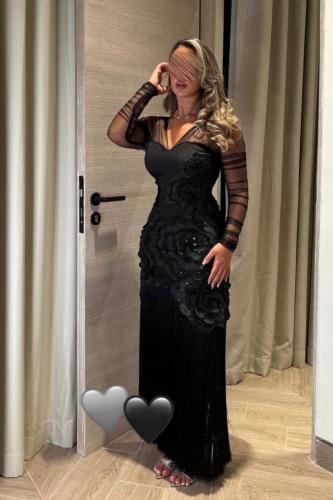 فستان سهره باربي المزين بالكلفه ليزر مزين بالتطريز...