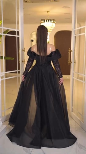 فستان تفته وقماش سهره ترتر