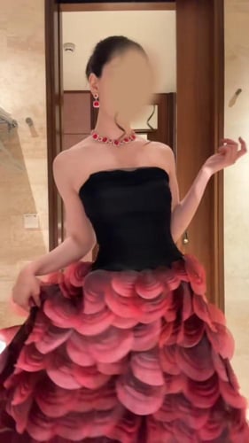 فستان سهره فخم مورد