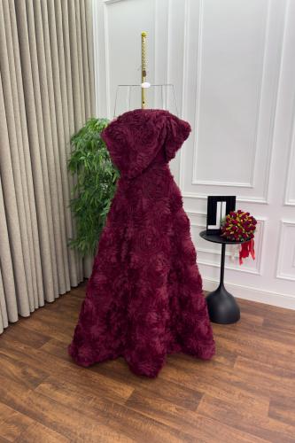 فستان سهره فخم مميز صدر باربي وكلفه ورود الجوري