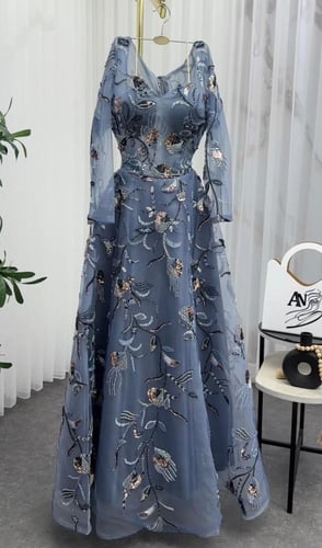 فستان سهره شك كامل تطريز راقي