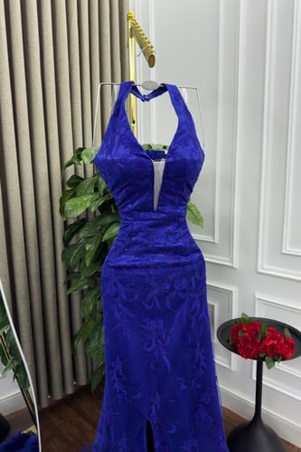 فستان سهره تل مطرز كمبيوتر وفصوص