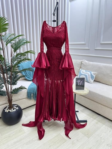 فستان سهره تطريز كمبيوتر بطانه تفته سله