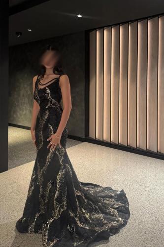 فستان سهره فخم كلفه خرز طبقتين