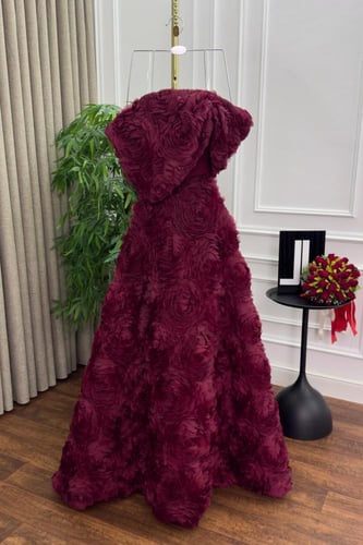 فستان سهره فخم مميز صدر باربي وكلفه ورود الجوري