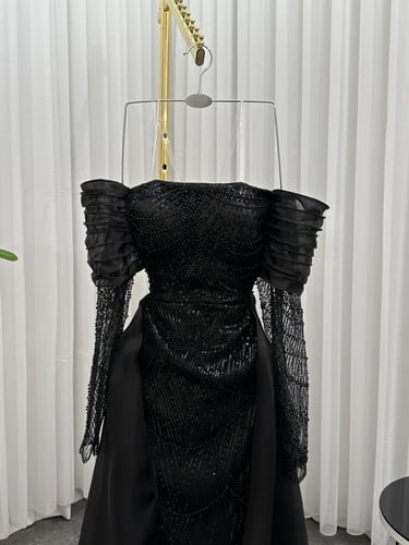 فستان تفته وقماش سهره ترتر