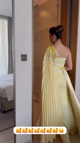 فستان سهره المزين بالتطريز بشكل انيق ومثالي