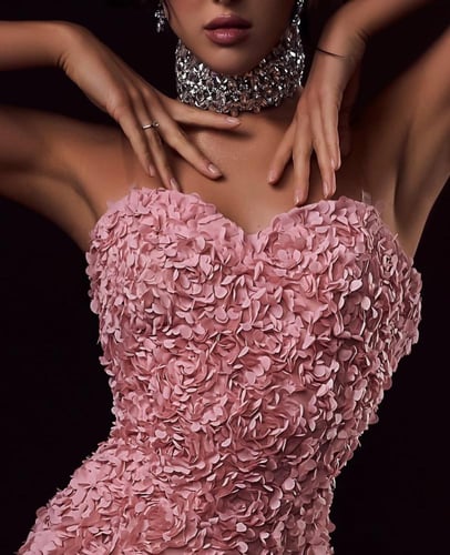 فستان سهره فخم مورد