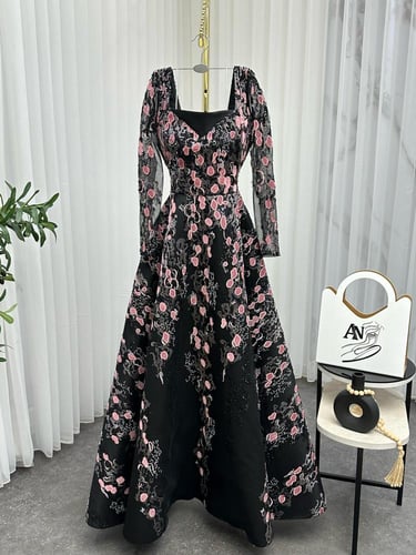 فستان سهره شك كامل دبل كلوش