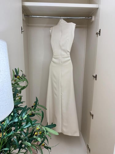 فستان باربي ورود ليزر المزين بالتطريز فصوص ليزر وخ...