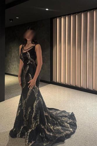 فستان سهره فخم كلفه خرز طبقتين