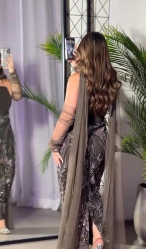 فستان سهره باربي المزين بالخرز