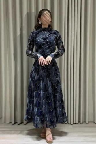 طقم قطعتين سهره المزين بالتطريز