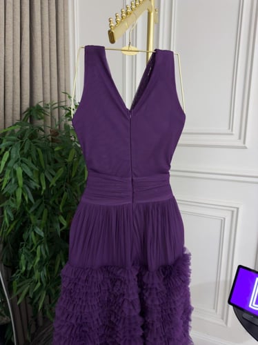 فستان تل كراميش دبل كلوش صدر لف