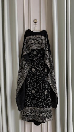 جلابيه المزينه بالتطريز كمبيوتر