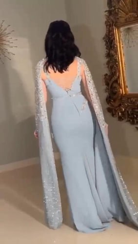 فستان باربي المزين بالتطريز الفخم