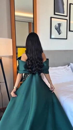 فستان سهره خرز ذيل ميكادو