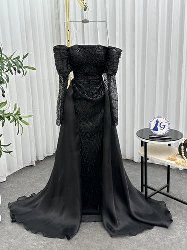 فستان تفته وقماش سهره ترتر