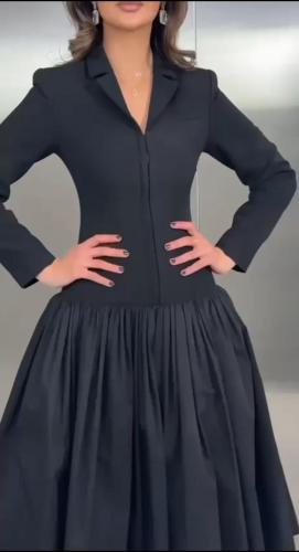 Luxurious black dress