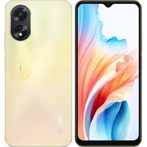 جوال اوبو A38 سعة 128 جيجا ورام 6 ذهبي الجيل الراب...