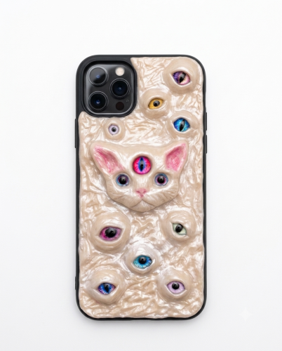 White Third Eye Cat