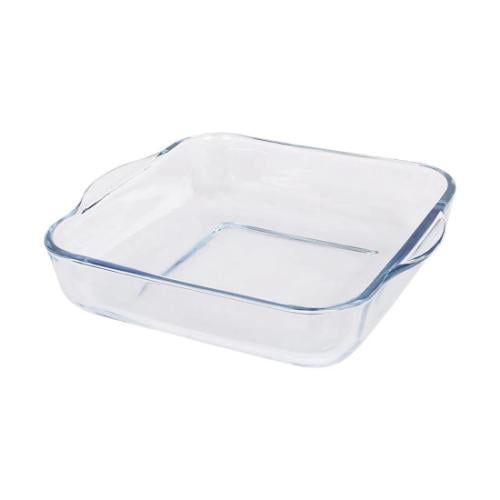 Square glass oven tray 0.44 liter