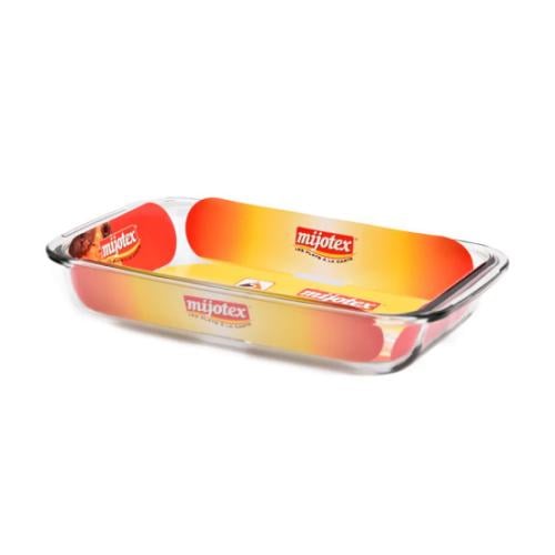 Rectangular glass oven tray, 2.9 liters