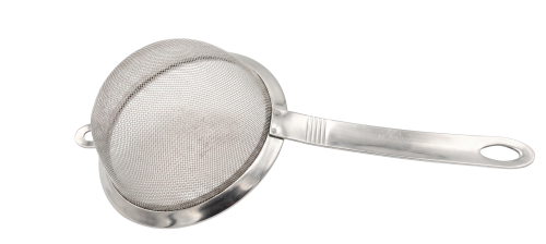 10cm oval stainless steel strainer