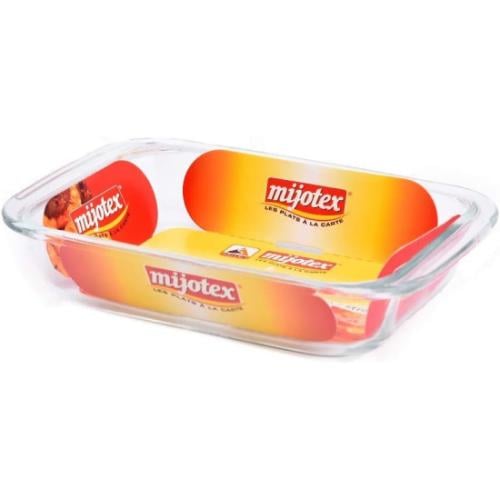 Rectangular glass oven tray, 0.7 liters