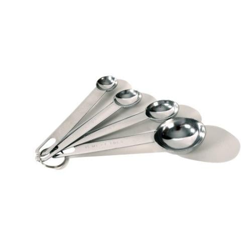 5-piece stainless steel measuring spoon set
