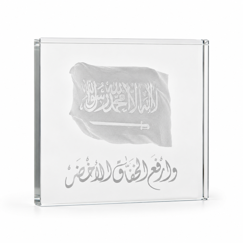 ثقالة كريستال مكتبية