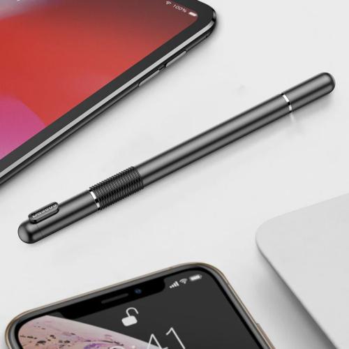 قلم ستايلس جولدن لشاشات اللمس التكاثفية، اسود من ب...