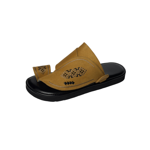 حذاء رجالي لون جملي