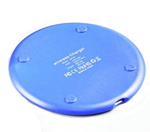 شاحن لاسلكي مفرد بقوة 10 واط يدعم الشحن السريع لله...