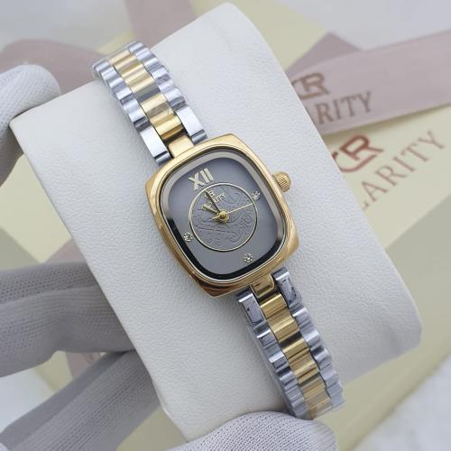 ساعة نسائية استيل ماركة ألـن سير ذهبي فضي